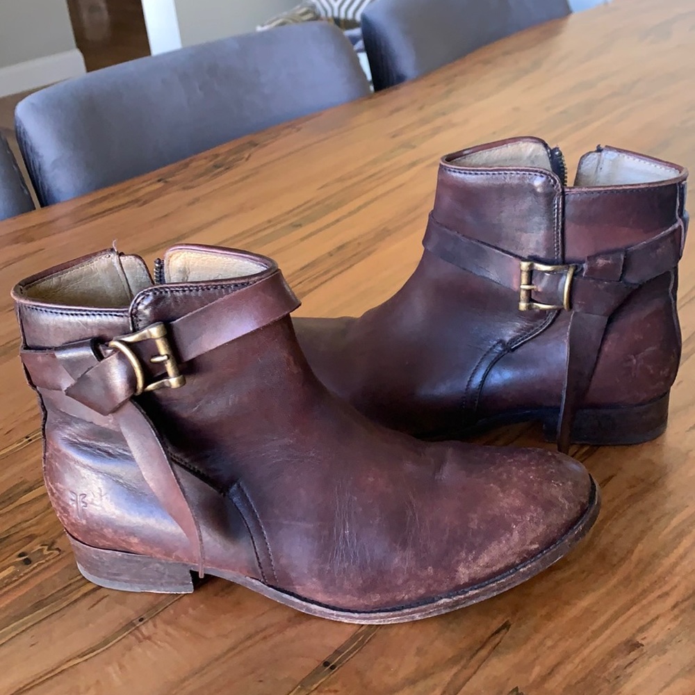 Sz 10 FRYE Melissa Knotted Short Boot